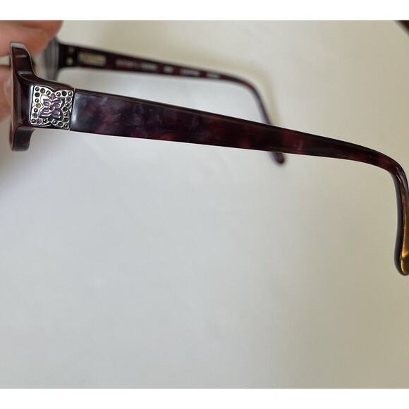 BCBG MAXAZRIA EYEGLASSES FRAME CARRIE Purple 51 15 L.130MM - Picture 2 of 8